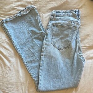 Abercrombie & Fitch Vintage Flare High Rise Jeans - Light Blue Size 29